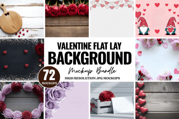 Download Valentine Background Mockup Bundle - Premium Resources
