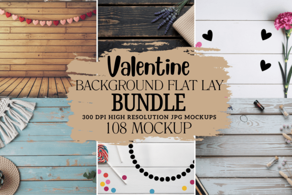 Download Valentine Background Mockup Bundle - Premium Resources
