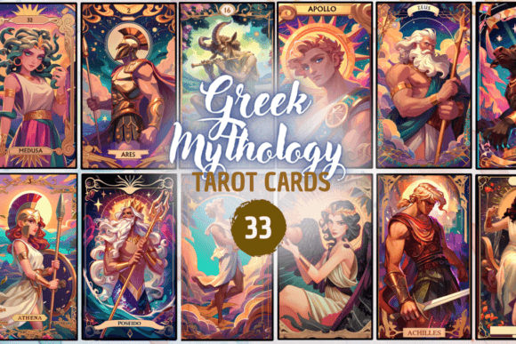 Download Greek Mythology Tarot Cards - Clipart - Mythology Collection