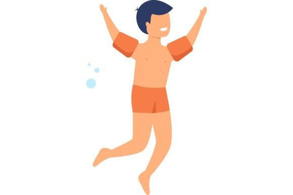 Download Happy Kids Swimming in Pool. Children in - Happy kids Collection